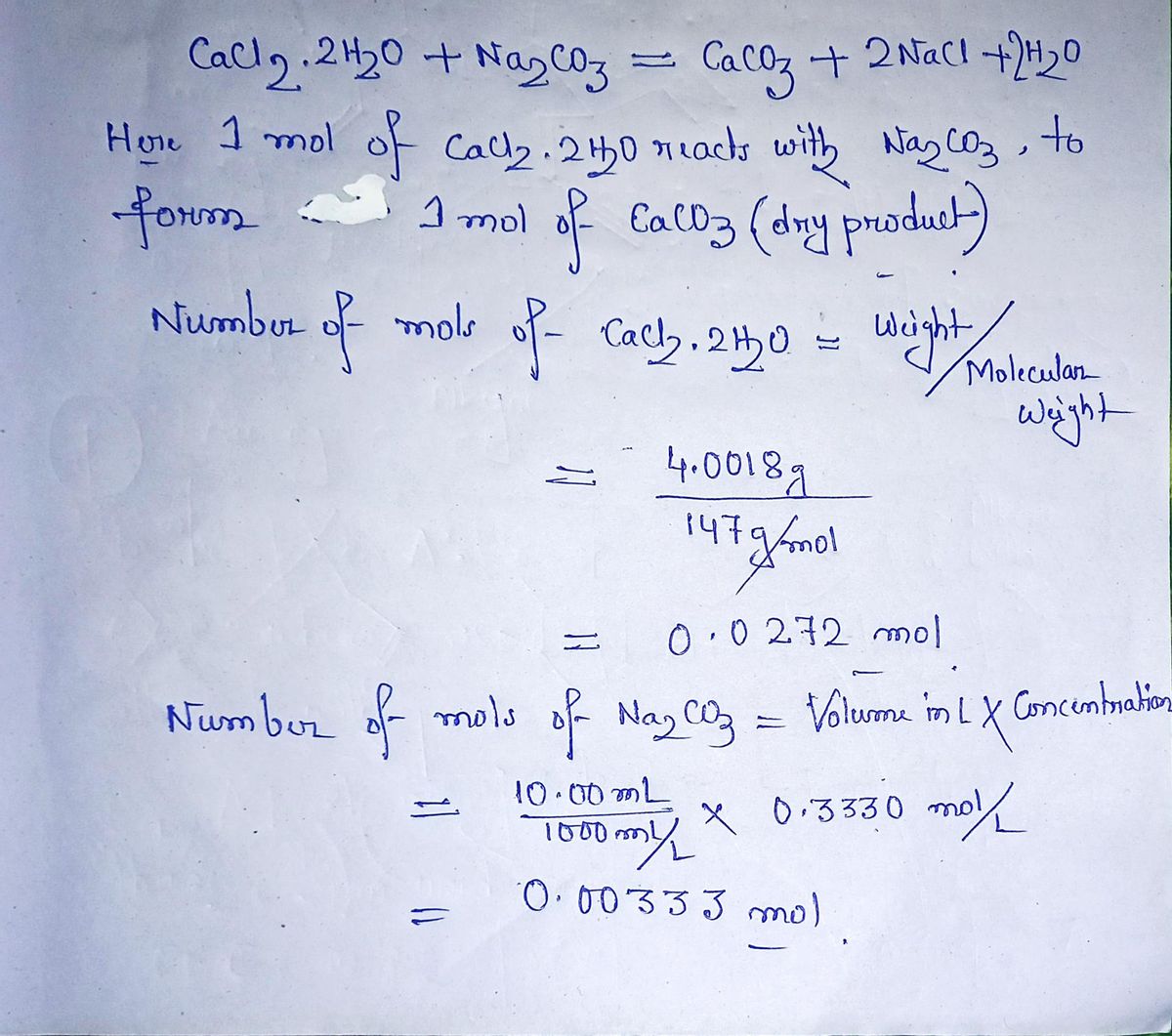 Chemistry homework question answer, step 1, image 1